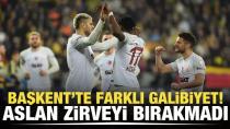 Başkent'te farklı galibiyet! Galatasaray zirveyi bırakmadı