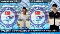 Yüzmede 2 Türkiye rekoru