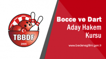 Bocce ve Dart Aday Hakem Kursu