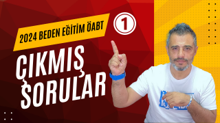 Beden Eğitimi ÖABT 2024 çıkmış sorular -1