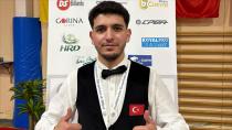 Milli bilardocu Mustafa Oğuz Ceylan'dan gümüş madalya