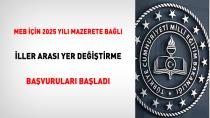 MEB için 2025 Yılı Mazerete Bağlı İller Arası Yer Değiştirme Başvuruları Başladı